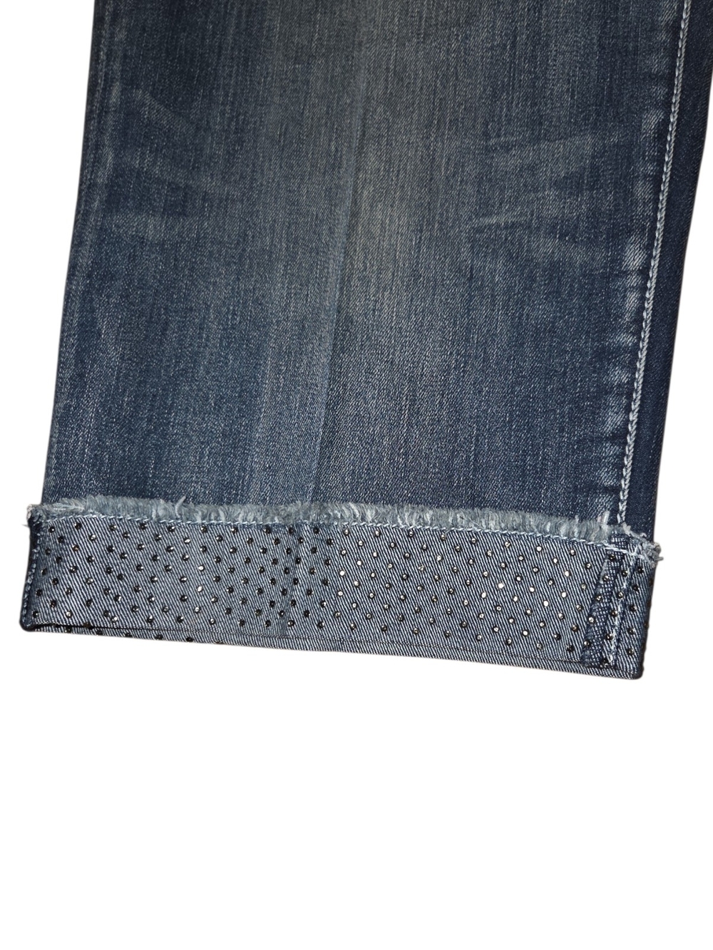 INC International Concepts Dark Wash Cropped Jeans - Picture 3 of 3